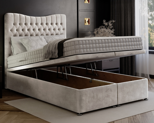 Wave Ottoman Divan Bed