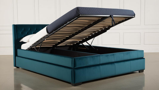 a ottoman king size storage bed with end lift storage