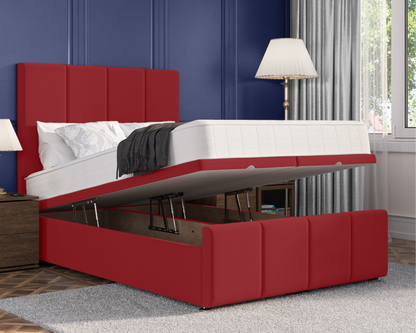 4 Panel Plus Ottoman Bed