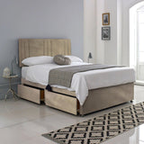 Designer Line Divan Bed with Headboard
