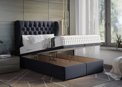 Wave Ottoman Divan Bed
