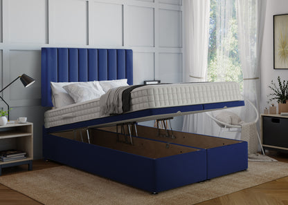 Stripe Ottoman Bed