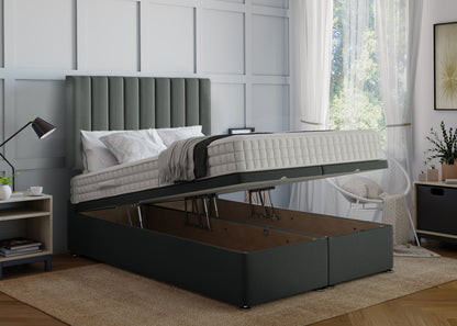 Stripe Ottoman Bed
