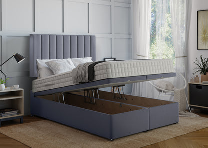 Stripe Ottoman Bed