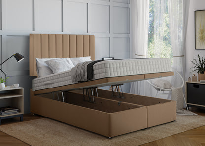 Stripe Ottoman Bed