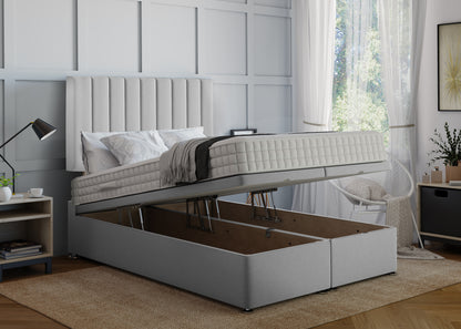 Stripe Ottoman Bed