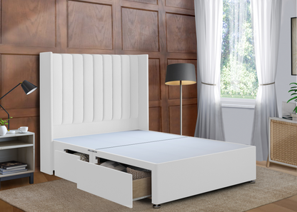 Stripe Wing Divan Bed
