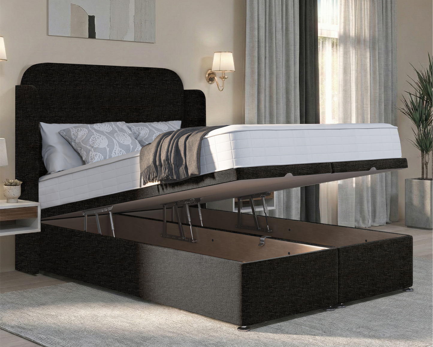 Julian Wing Ottoman Divan Bed