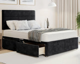3 Linen King Size Divan Bed