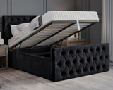 Oyster Winged Ottoman Bed