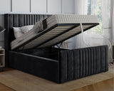 Tamara Winged King Size Ottoman Bed