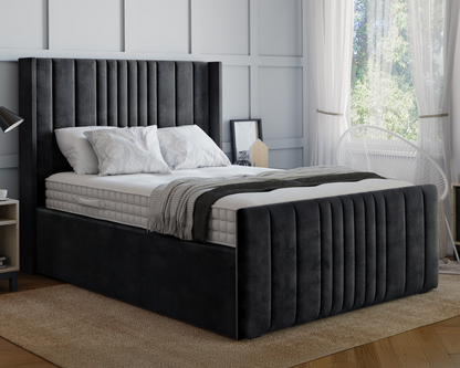 Tamara Winged Ottoman Bed