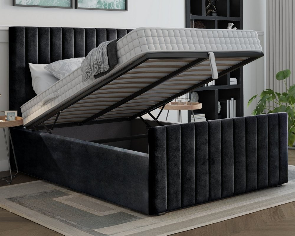 Verona Small Double Ottoman Bed