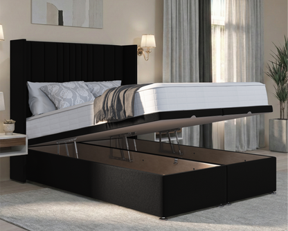 Florence Winged Ottoman Divan Bed