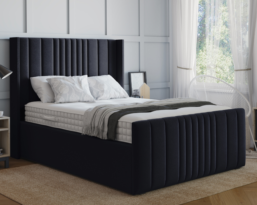 Tamara Winged Ottoman Bed