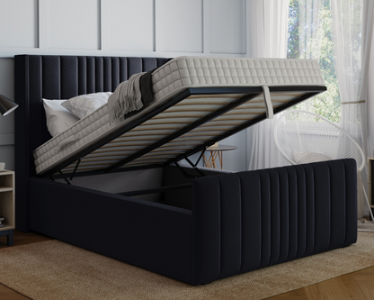 Tamara Winged Ottoman Bed
