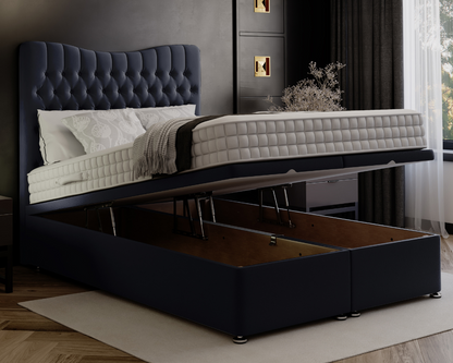 Wave Ottoman Divan Bed