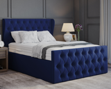 Oyster Winged Ottoman Bed