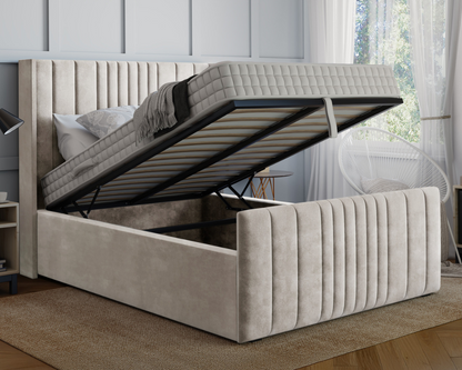 Tamara Winged Ottoman Bed