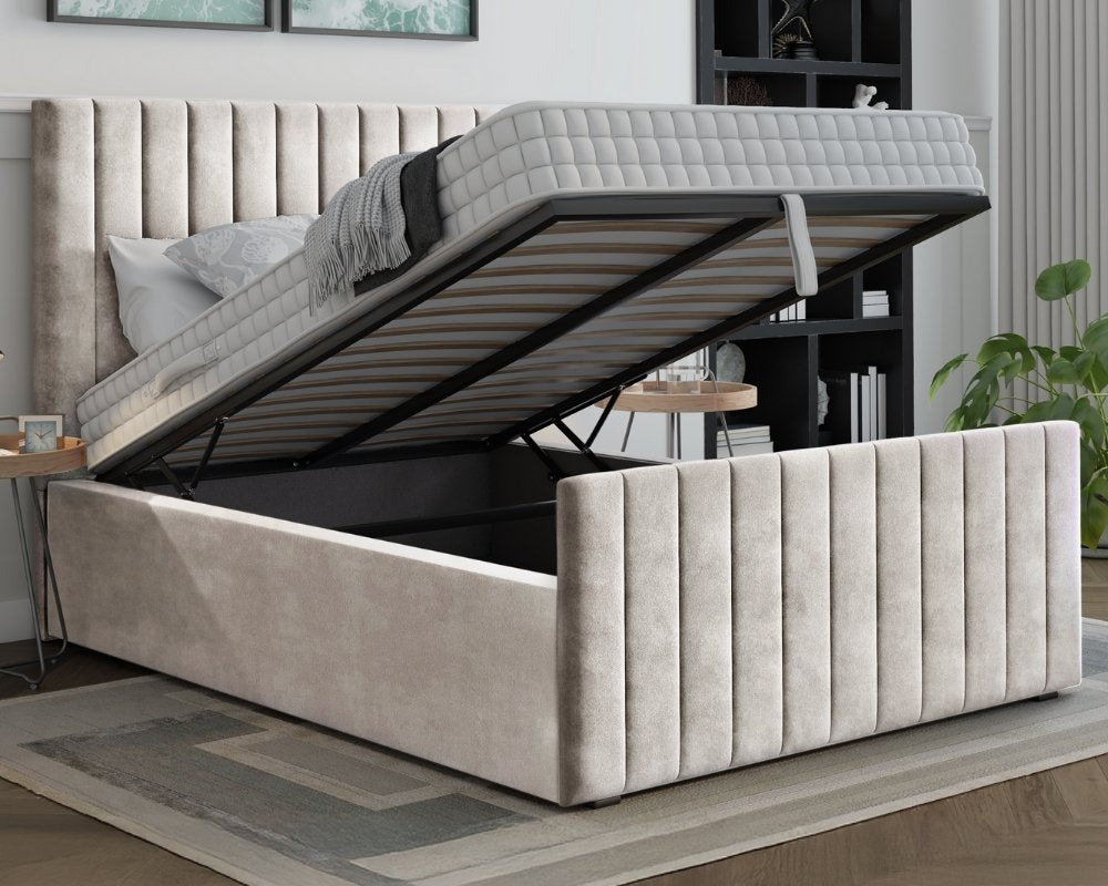 Verona Small Double Ottoman Bed