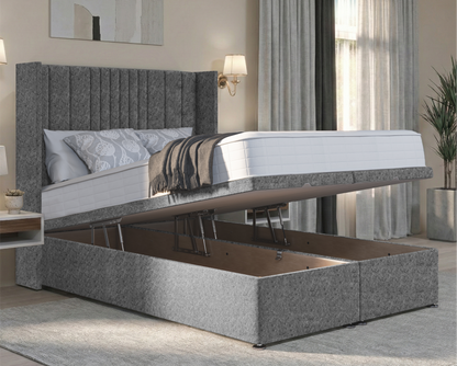 Florence Winged Ottoman Divan Bed