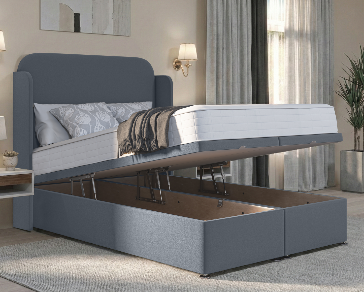 Julian Wing Ottoman Divan Bed