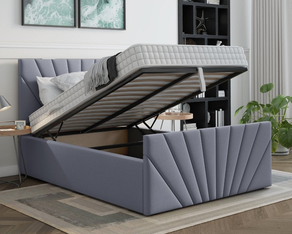 Laura King Size Ottoman Bed