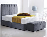 Olivia King Size Divan Bed with Ottoman Set