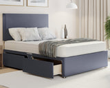 Plain Headboard King Size Divan Bed