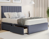 Stripe Single Divan Bed