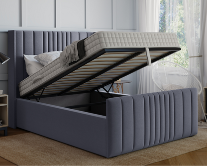 Tamara Winged Ottoman Bed
