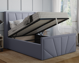 York Winged Ottoman Bed