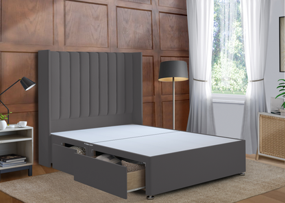 Stripe Wing Divan Bed