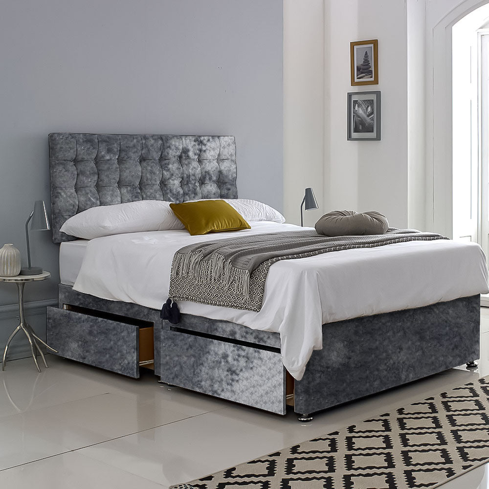 Cubex Divan Bed with Headboard