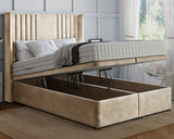 Hazel Winged Super King Ottoman Divan Bed