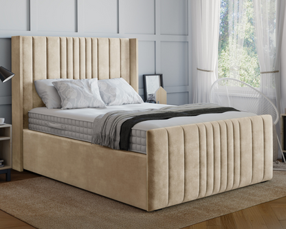 Tamara Winged Ottoman Bed