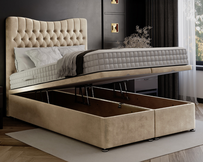 Wave Ottoman Divan Bed
