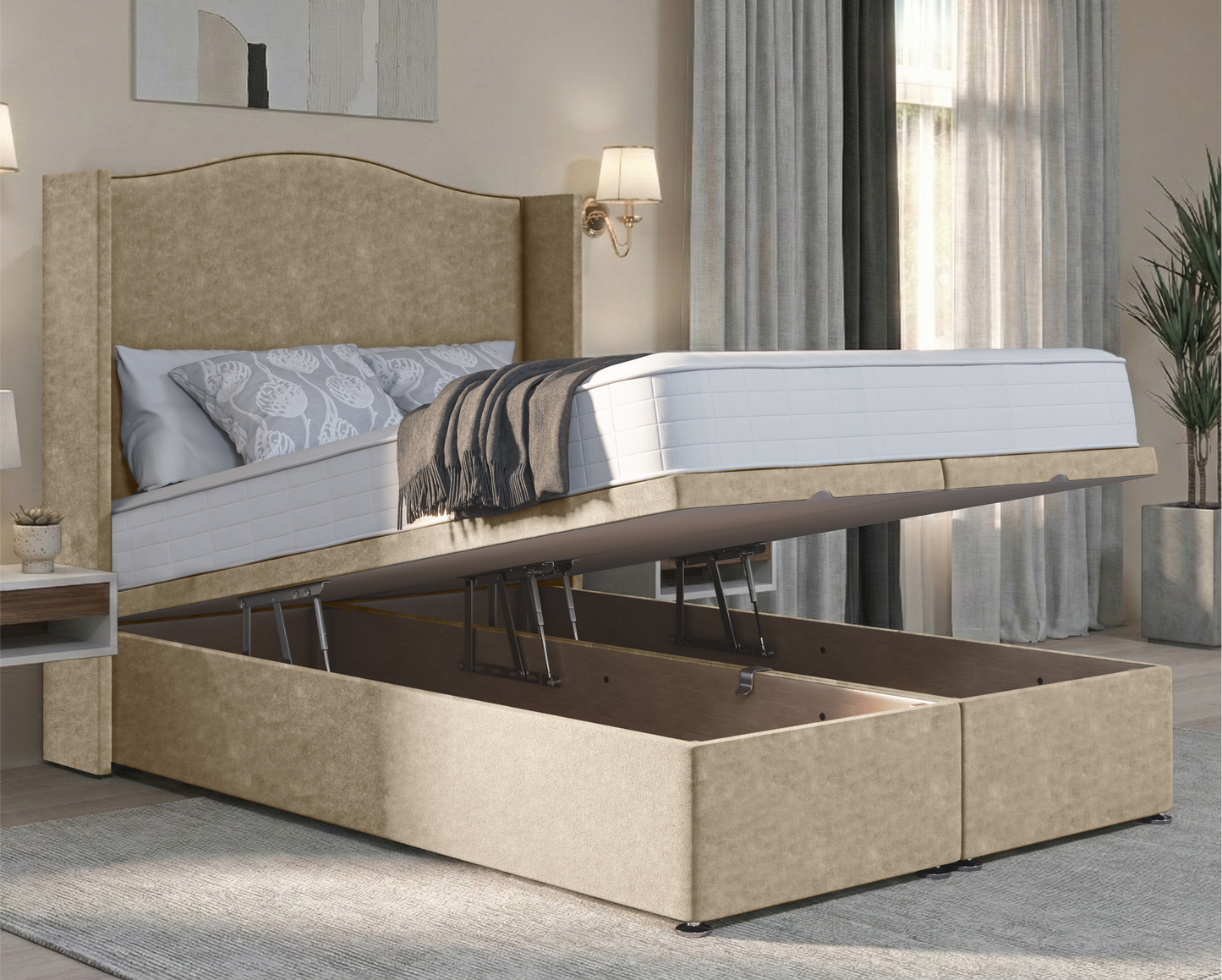 Wilson Wing Ottoman Divan Bed