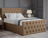 Oyster Winged Ottoman Bed