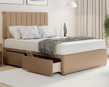 Stripe Single Divan Bed