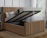 Tamara Winged King Size Ottoman Bed