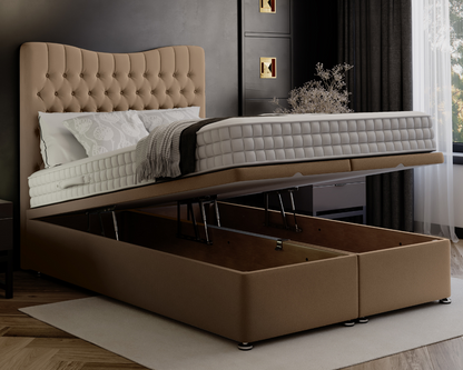 Wave Ottoman Divan Bed