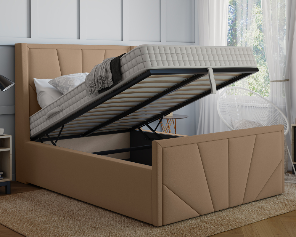 York Winged Ottoman Bed