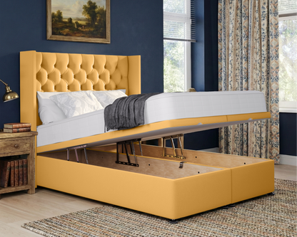 Chesterfield Wing Ottoman Divan Bed