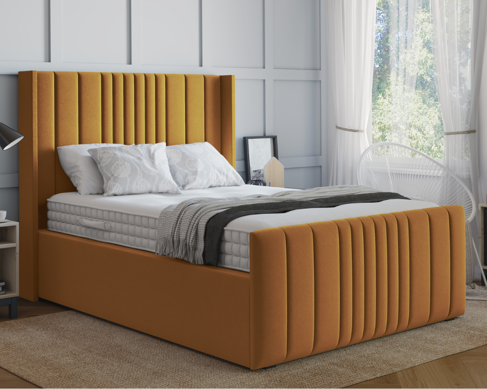 Tamara Winged Ottoman Bed