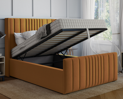 Tamara Winged Ottoman Bed