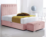 Olivia King Size Divan Bed with Ottoman Set