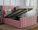 Tamara Winged King Size Ottoman Bed