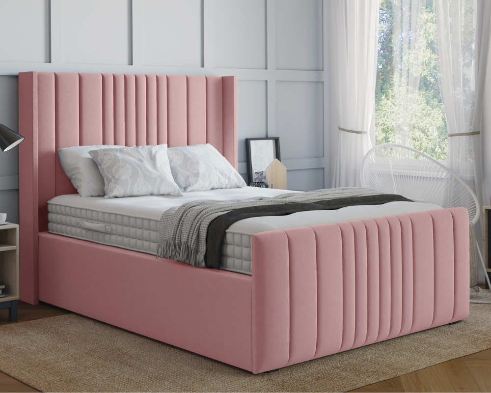 Tamara Winged Ottoman Bed
