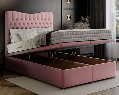 Wave Ottoman Divan Bed